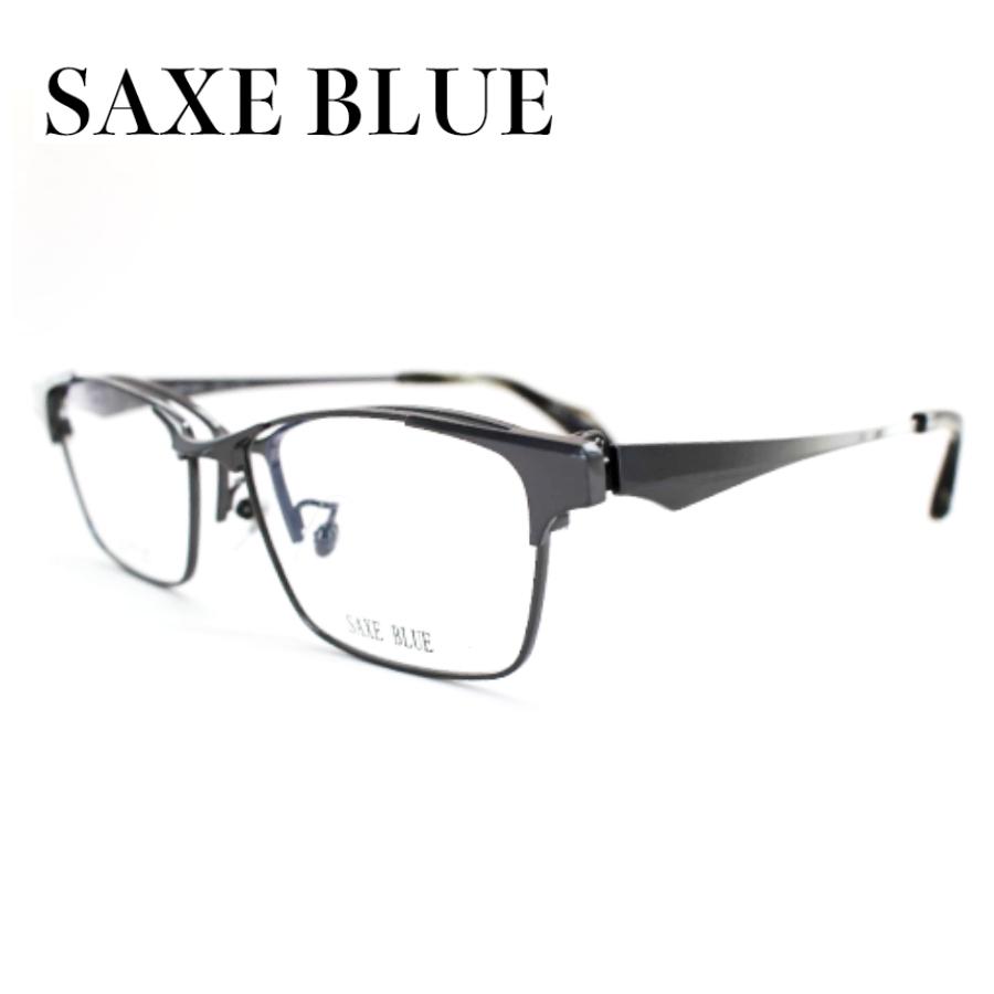 SAXE BLUE ザックスブルー SB-7150 55サイズ スクエア フレーム