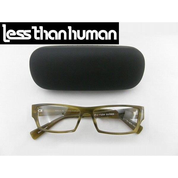 less than human　レスザンヒューマン　色つきレンズ眼鏡　カバー付き メガネ サングラス 眼鏡 less than human（レスザンヒューマン