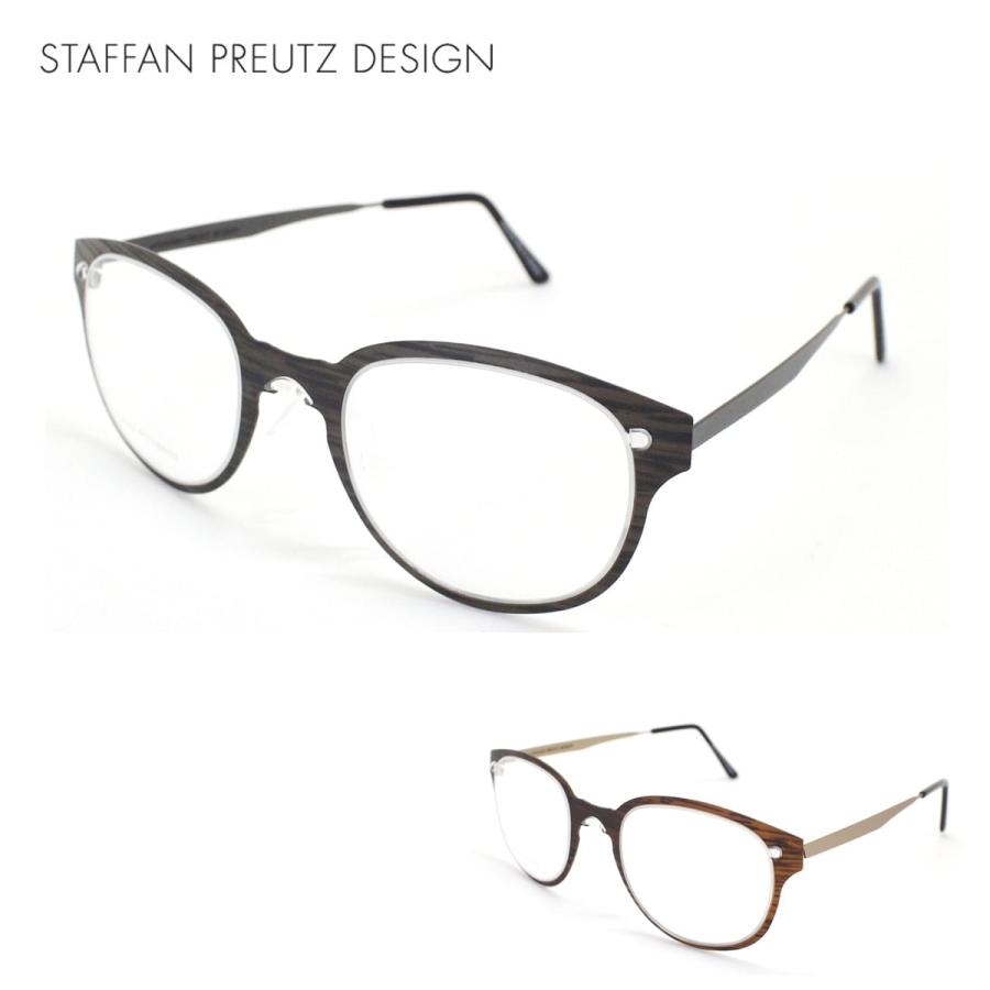 ★レア物★STAFFAN PREUTZ スタファン プロイツ 度入メガネ メガネフレーム STAFFAN PREUTZ DESIGN スタファン プロイツ