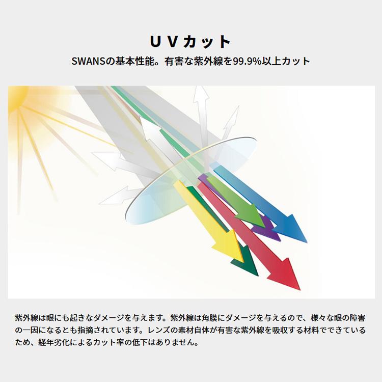 SWANS（スワンズ） スポーツメガネ GUARDIAN-X GDX-001 抗菌 大人用