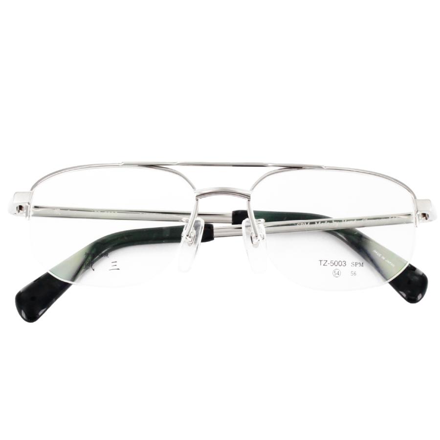Clover 手造り眼鏡 鐡三］ メガネフレーム TZ5003-2-54 サイズ54