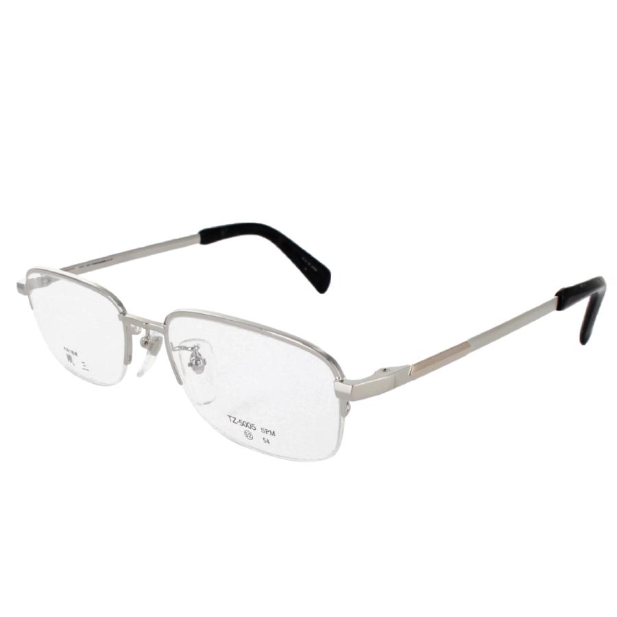 Clover 手造り眼鏡 鐡三］ メガネフレーム TZ5005-2-52 サイズ52