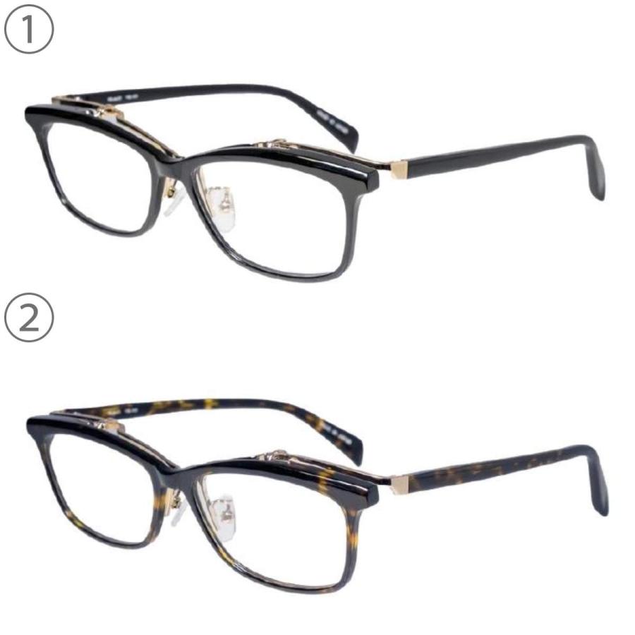 メカルビ 跳ね上げ式メガネ YBLabo23 ワイビーラボ YBL103 55サイズ スクエア型