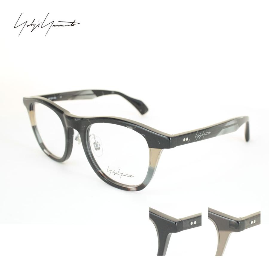 メガネフレーム YohjiYamamoto 19-0109 50サイズ ヨウジヤマモト  フルリム ウェリントン 眼鏡 レディース   日本製 おしゃれ 送料無料 アイワン秋葉原