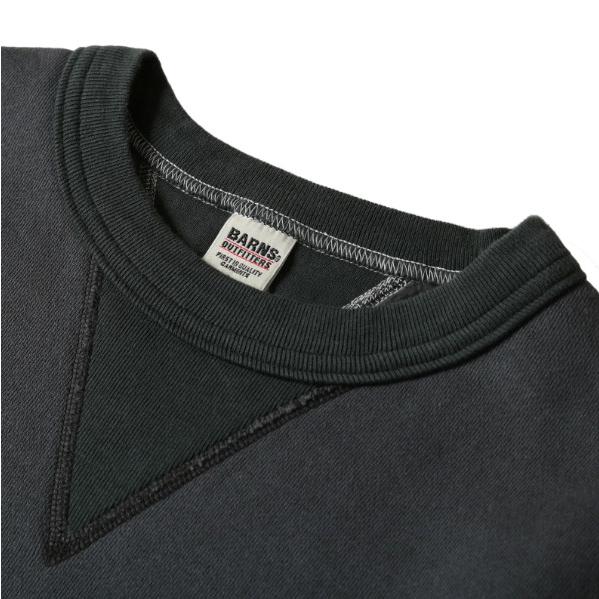 バーンズ アウトフィッターズ スウェットシャツ メンズ 長袖 無地 厚手 クルーネック 両Vガゼット | BARNS OUTFITTERS | 08