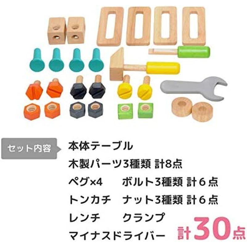 高評価続出！ 知育玩具 2歳 3歳 ランキング 木のおもちゃ 大工 おもちゃ 大工さんごっこ Voila ボイラ ツールボックス ハンマートイ トンカチ 【E1570195826】(9588円)