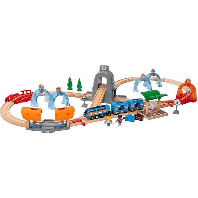 BRIO ( ブリオ ) スマートテックサウンド DXセット 全37ピース 3歳~ ( 電動車両 電車 おもちゃ 木製 レール ) 3397 ブリオ スマートテックサウンド DXセット 全37ピース 3歳 電動車両 電車 おもちゃ 木製 レール
