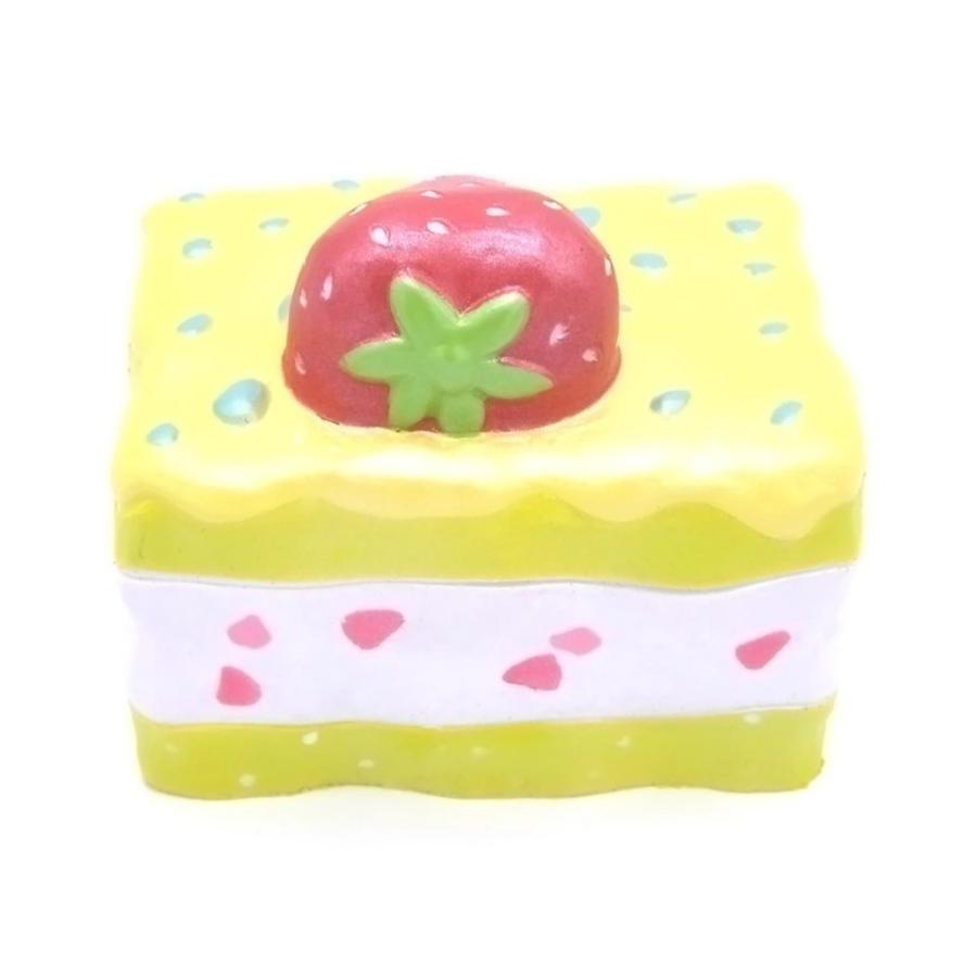 Kiibru かわいい Mousse Cake S四角い ケーキ いちご カラフル レインボー スクイーズ 低反発 スポンジ スクイーズショップふわふわ堂 通販 Yahoo ショッピング
