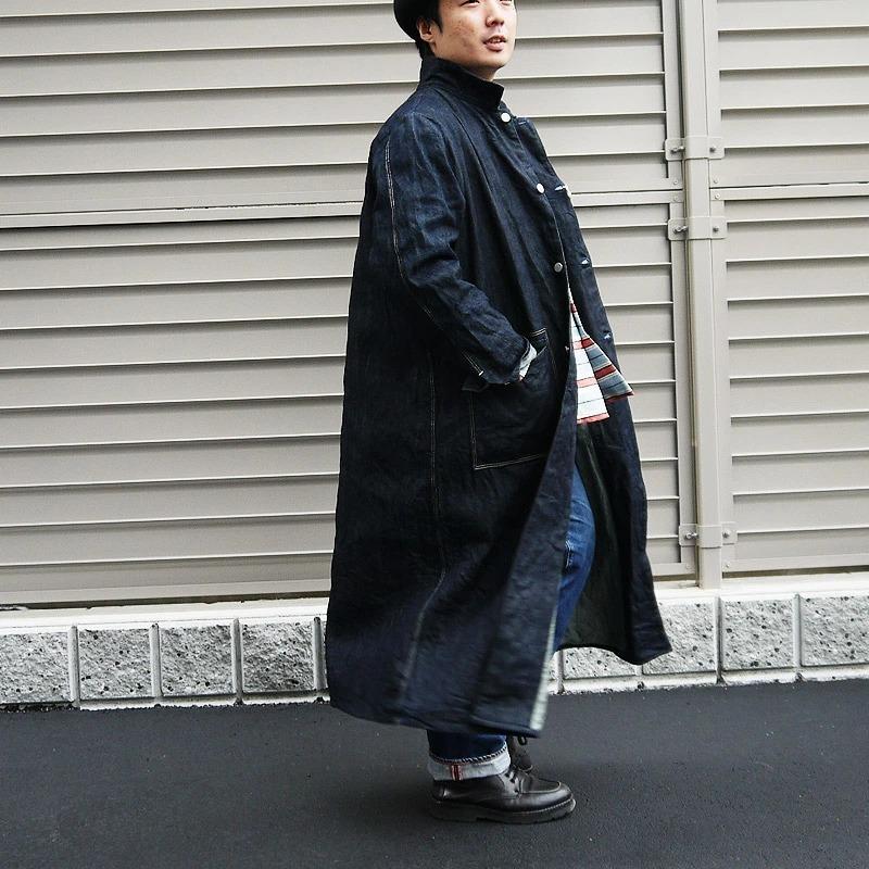 デニムマッドネス ロングコート コート デニムコート 日本製