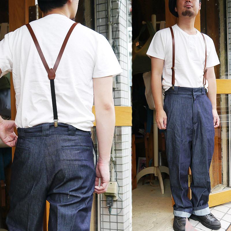栃木レザー レザーサスペンダー 本革 サスペンダー 日本製 栃木レザー レザーサスペンダー 本革 サスペンダー 日本製