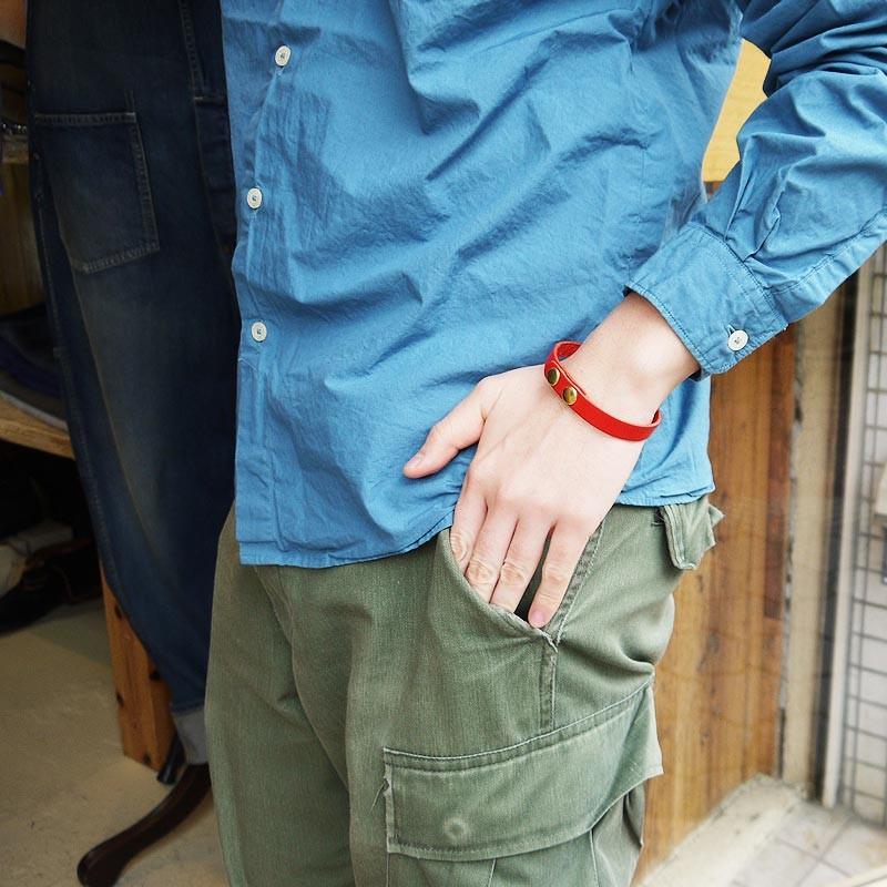 栃木レザー ブレスレット 送料無料 メンズ レディース バングル レザーブレスレット 日本製 ペア |  | 01