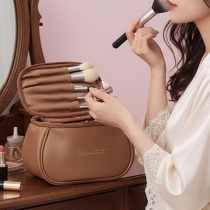 コスメポーチ メイクポーチ 化粧ポーチ 自立 トラベルポーチ 大容量