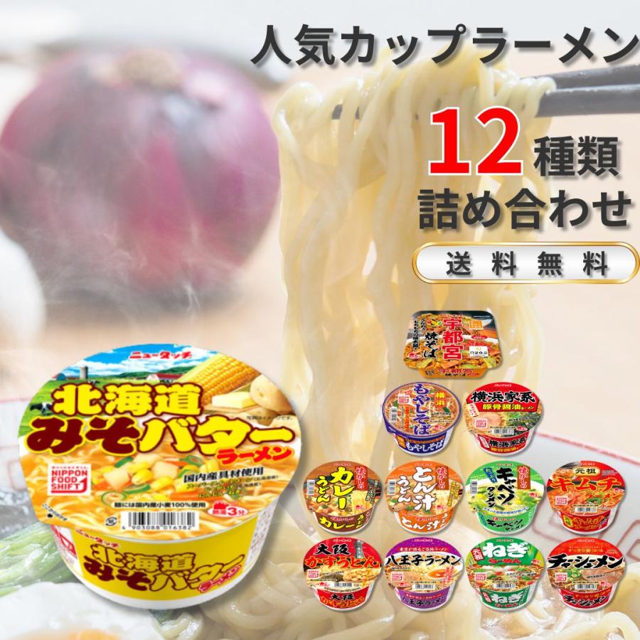 ニュータッチ カップ麺 箱買い カップラーメン 1ケース 詰め合わせ