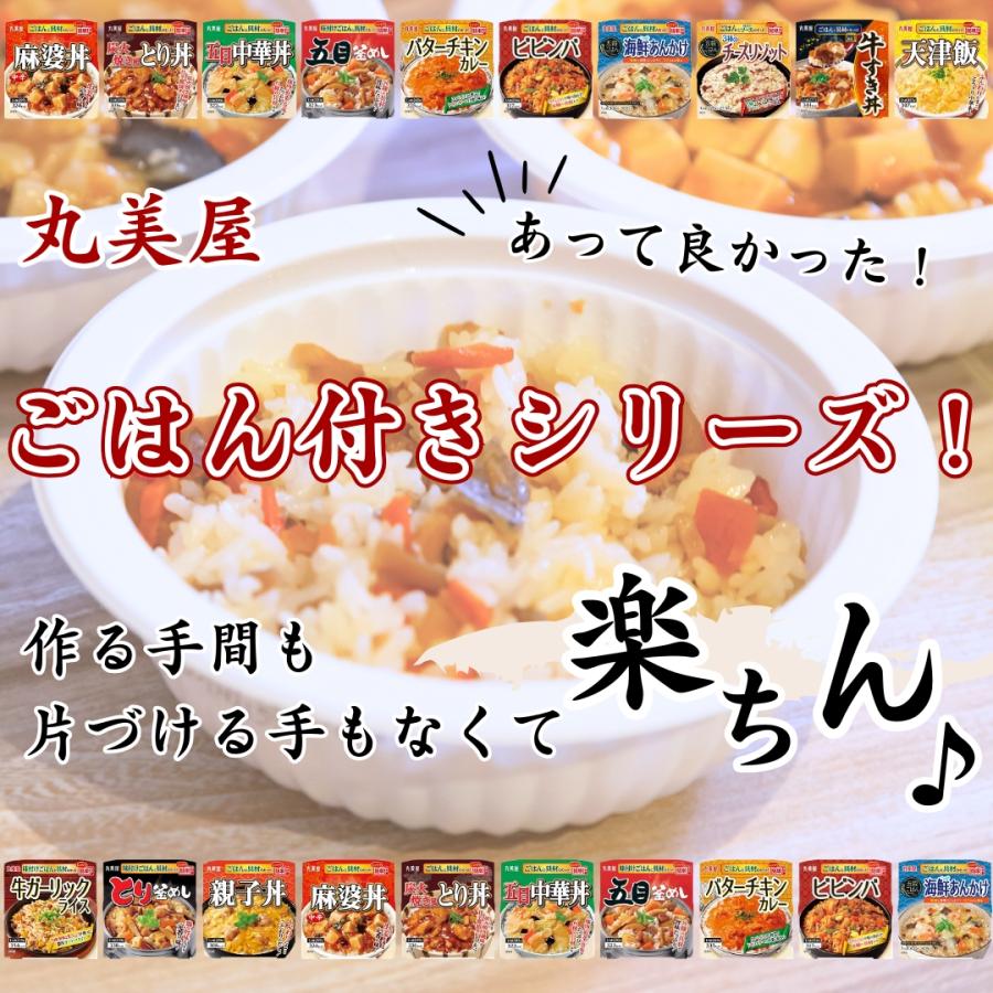 丸美屋 レトルト食品 詰め合わせ 常温保存 丼 レトルト ごはん付き 18