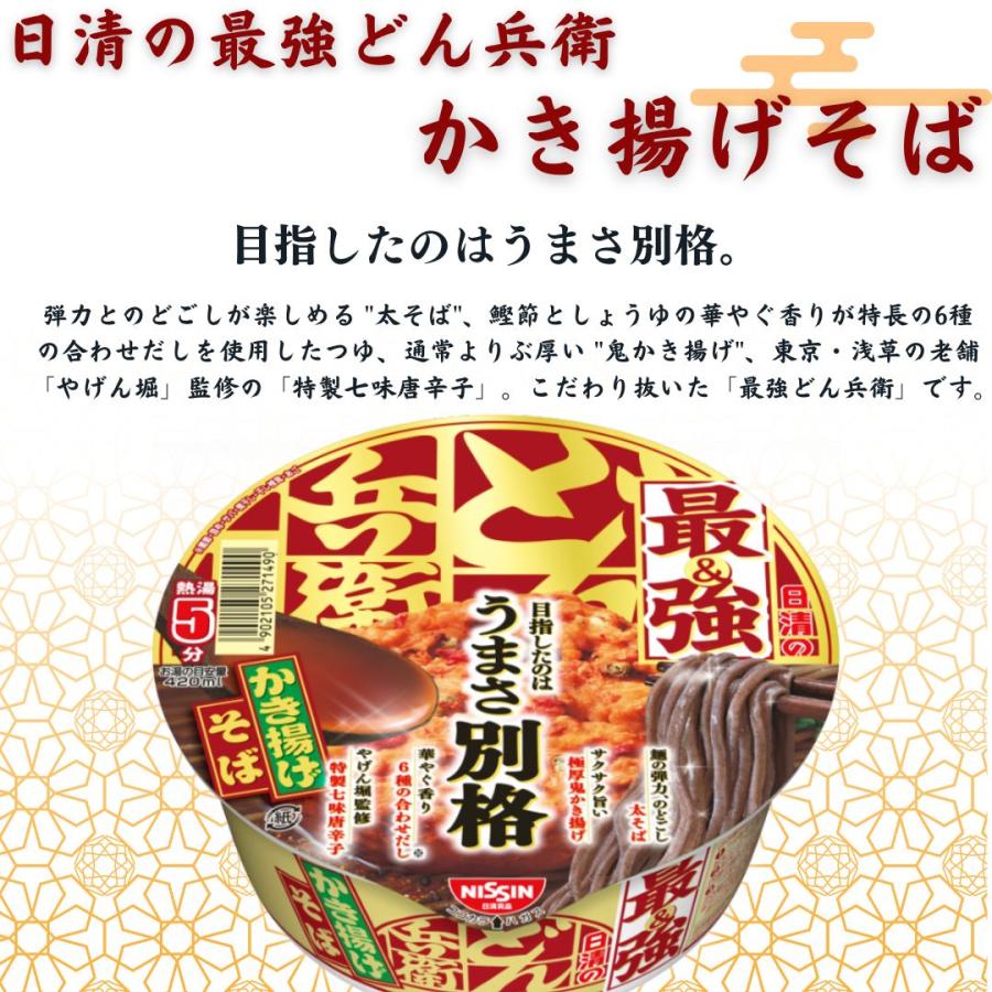 日清のどん兵衛 カップ麺 箱買い 日清 どん兵衛 12種セット カップ