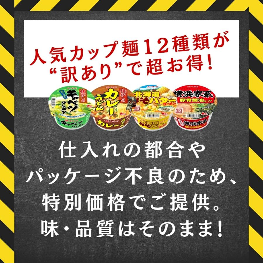 カップラーメン 訳あり 詰め合わせ 12種セット カップ麺 焼きそば