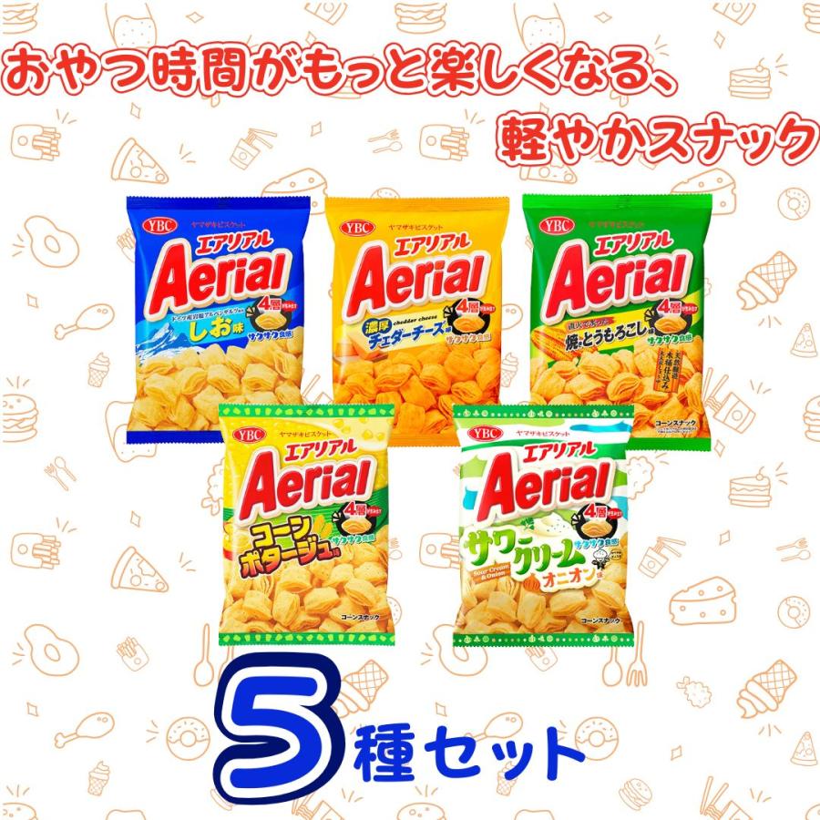 エアリアル スナック菓子 箱入り ギフト お菓子アソート 5種 各2袋