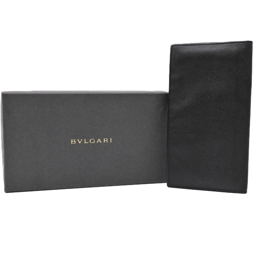 【お値引き】BVLGARI ブルガリ クラシコ 長財布 長札入れ 財布 黒 ブラック レザー メンズ レディース ビジネス 20308 | 