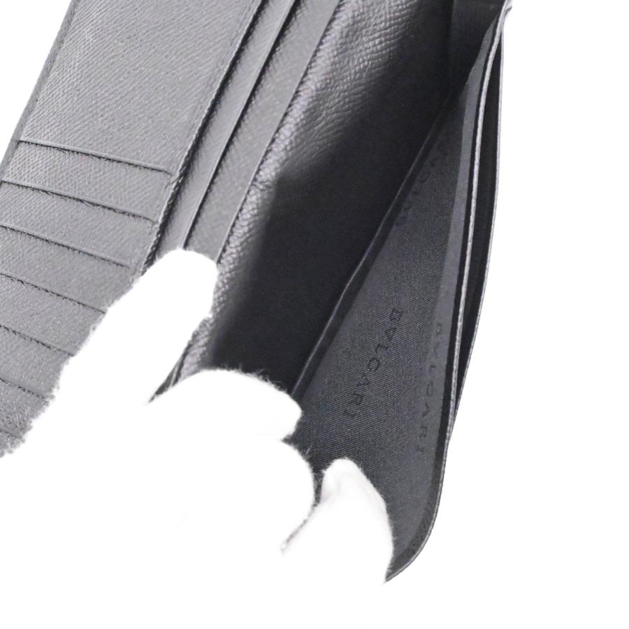 【お値引き】BVLGARI ブルガリ クラシコ 長財布 長札入れ 財布 黒 ブラック レザー メンズ レディース ビジネス 20308 |  | 12