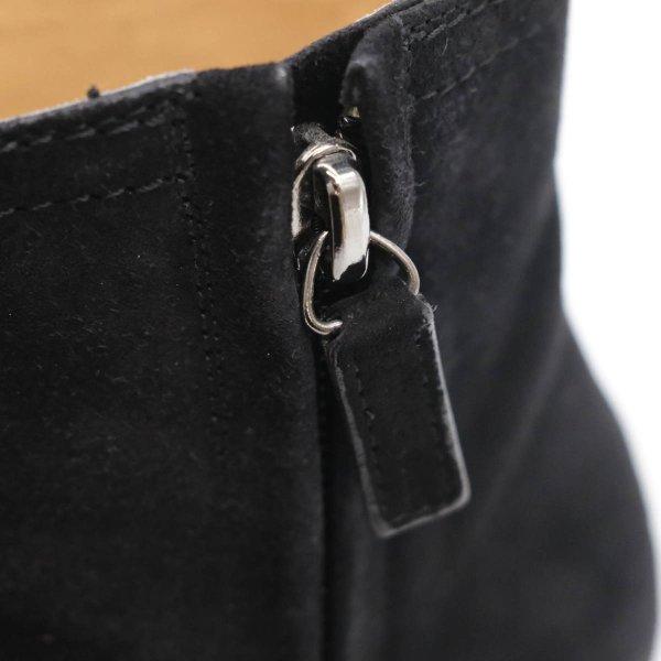 シャネル CHANEL ココマーク ココ ブーツ ショートブーツ スエード 黒 ヒール ブラック レディース #35 | CHANEL | 09