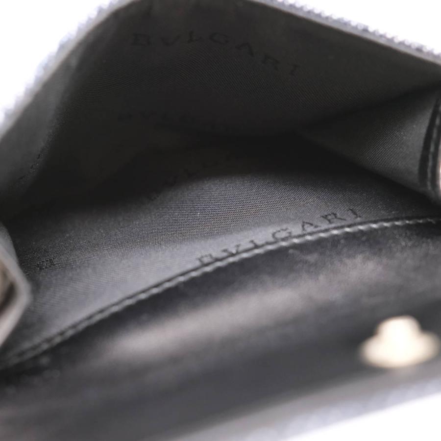 BVLGARI ブルガリ ロゴマニア 財布 二つ折り財布 デニム 青 ブルー