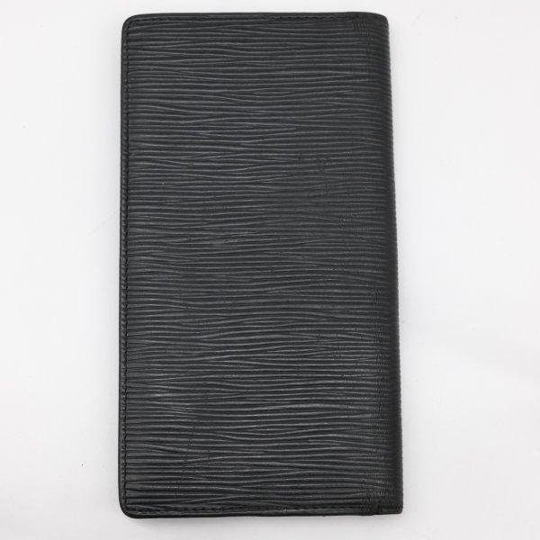 正規品販売! LOUIS VUITTON エピ ポルトカルトクレディ 黒 札入れ