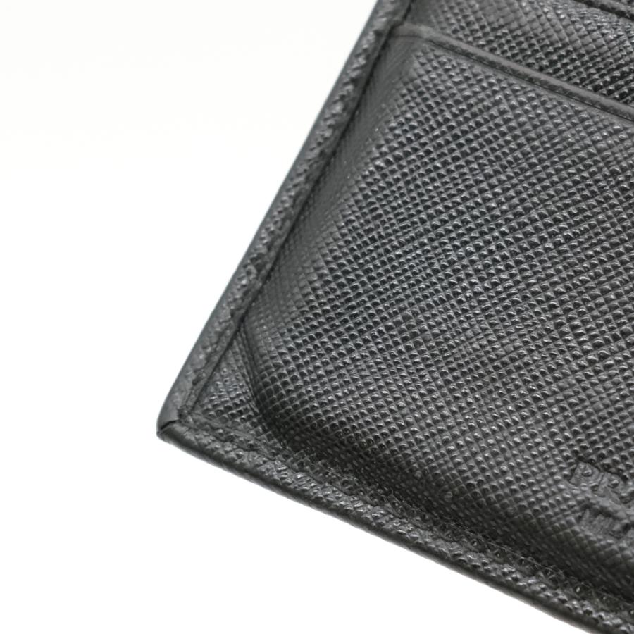 PRADA（プラダ） 二つ折り財布 2M0738 財布 ブラック 黒 メンズ 小銭