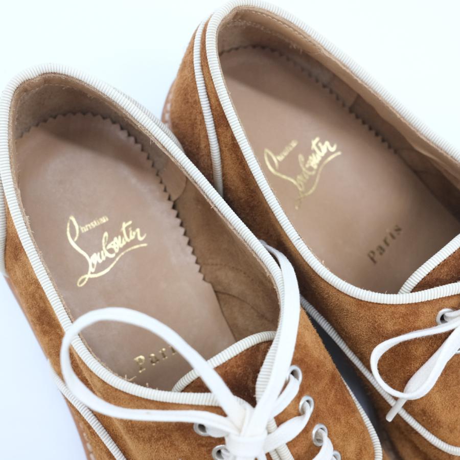 【未使用品】クリスチャンルブタン Christian Louboutin ルブタン 靴 シューズ オックスフォードシューズ スエード ブラウン キャメル 茶色 #41 #25.5 | Christian Louboutin | 03