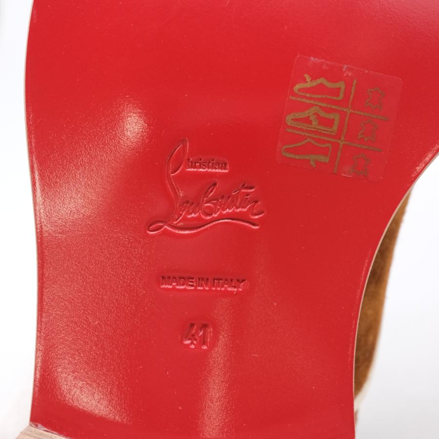 【未使用品】クリスチャンルブタン Christian Louboutin ルブタン 靴 シューズ オックスフォードシューズ スエード ブラウン キャメル 茶色 #41 #25.5 | Christian Louboutin | 05
