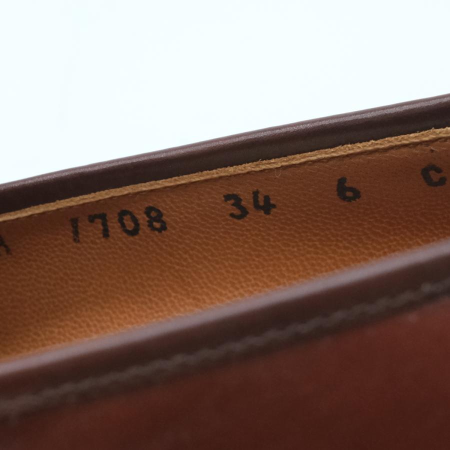 Salvatore Ferragamo サルヴァトーレ フェラガモ ガンチーニ ローファー シューズ 靴 ローヒール ブラウン レディース #6 | GANCINI | 07