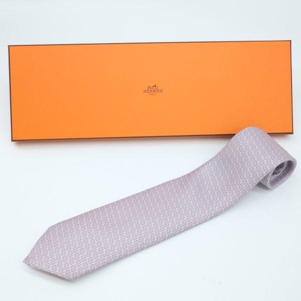 美品 Hermes エルメス ネクタイ H柄 総柄 ピンク ビジネス メンズ 紳士 シルク シルク100 ブランド買取販売src 通販 Yahoo ショッピング