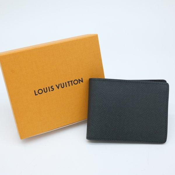 多様な M32826 ミュルティプル ポルトフォイユ タイガ VUITTON LOUIS 【セール】【未使用品】ルイヴィトン 二つ折り財布 黒 アルドワーズ 札入れ 二つ折り財布