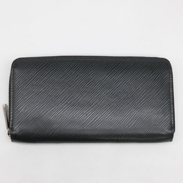 豪奢な ルイヴィトン LOUIS VUITTON ラウンドファスナー 財布 ノワール