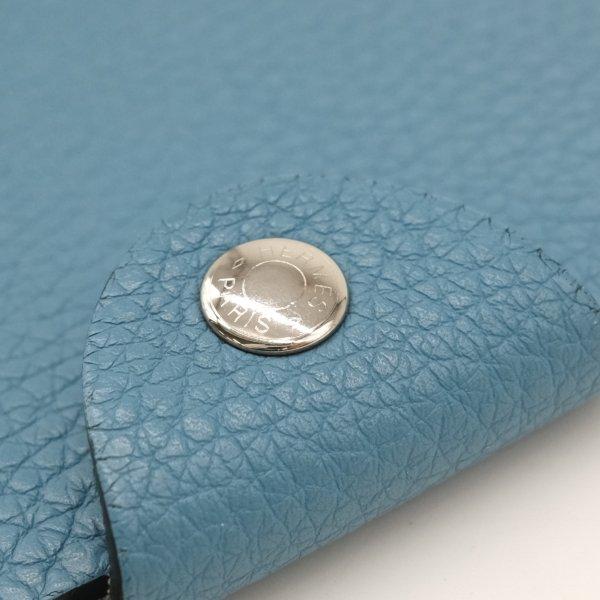 HERMES 手帳　ブルー　ユリス HERMES エルメス 手帳 レディース /ユリスPM ブルー 中古