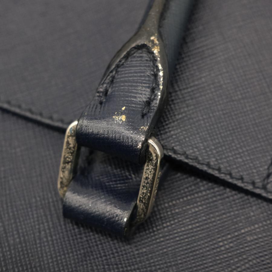 PRADA サフィアーノレザー ブリーフケース ビジネス ブラック サフィアーノレザー ブリーフケース | PRADA