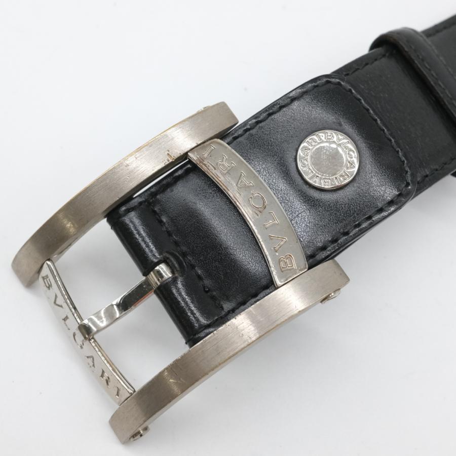 BVLGARI ブルガリ アショーマ ベルト 黒 ブラック 29716 BVLGARI ブルガリ アショーマ ベルト 黒 ブラック 29716