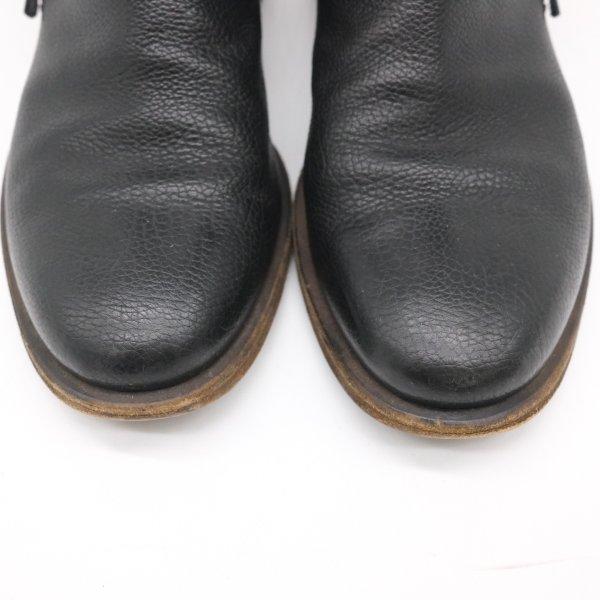 【お値引き】BOTTEGA VENETA ボッテガヴェネタ ボッテガ ブーツ サイドゴア エンジニア 革靴 サイドジップ 黒 ブラック #41 約25.5 | BOTTEGA VENETA | 03