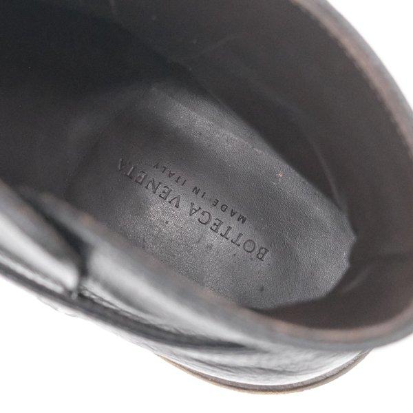 【お値引き】BOTTEGA VENETA ボッテガヴェネタ ボッテガ ブーツ サイドゴア エンジニア 革靴 サイドジップ 黒 ブラック #41 約25.5 | BOTTEGA VENETA | 05