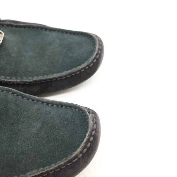 LOUIS VUITTON ヴィトン ドライビングシューズ ローファー モカシン 靴 スエード グリーン ＃7 1/2 | LOUIS VUITTON | 02