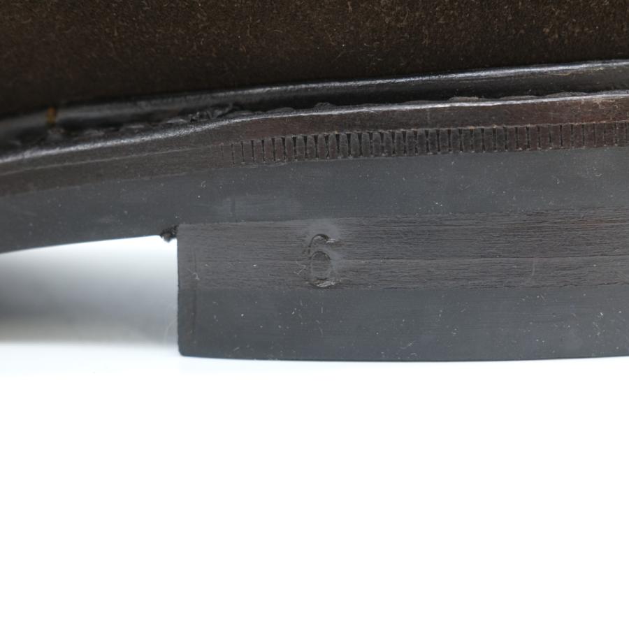 PRADA プラダ ビジネスシューズ モカシン ローファー スリッポン スエード 深緑 ダークグリーン カーキ #6 | PRADA | 10