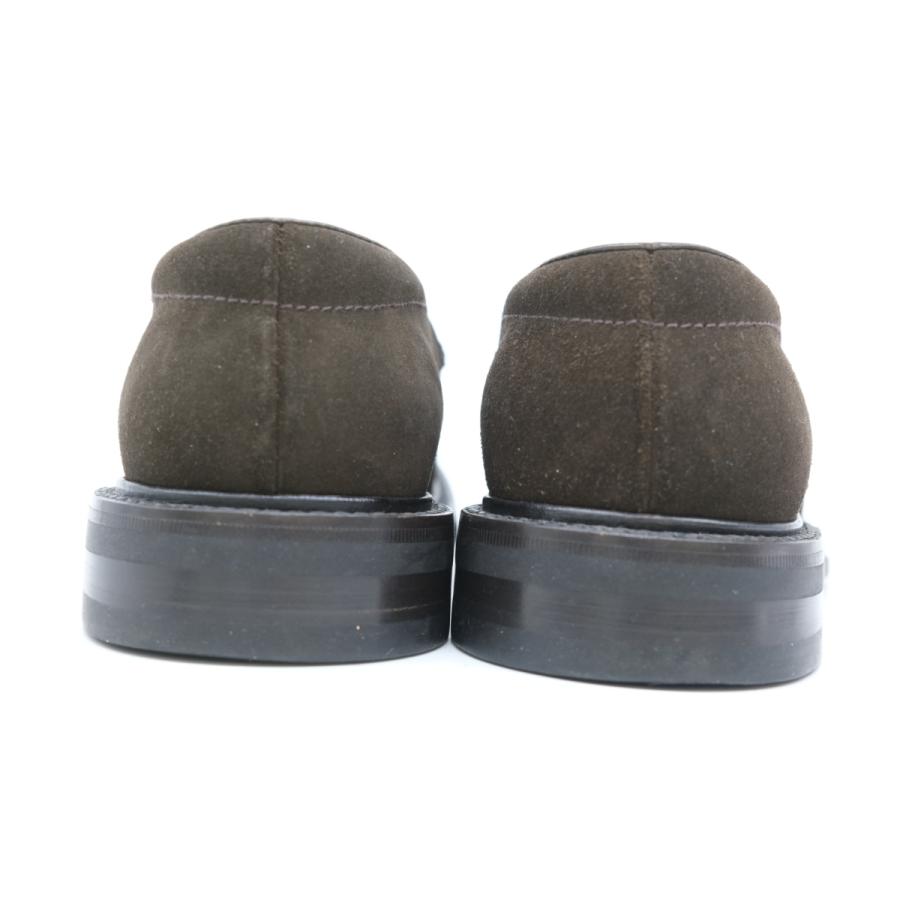 PRADA プラダ ビジネスシューズ モカシン ローファー スリッポン スエード 深緑 ダークグリーン カーキ #6 | PRADA | 02