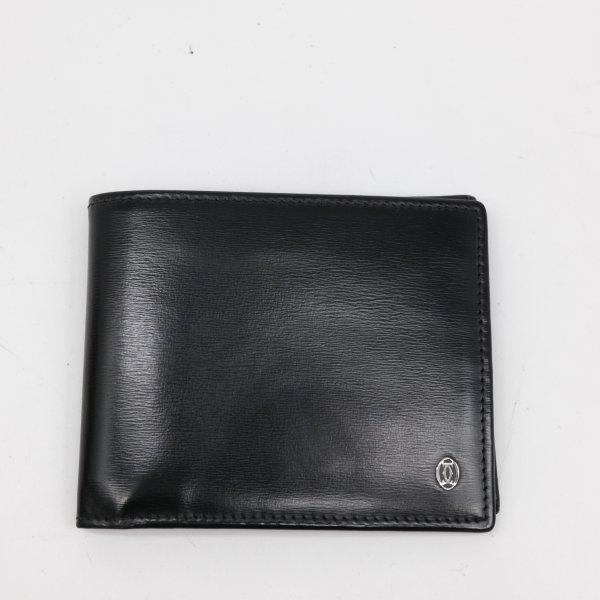 Cartier（カルティエ） パシャ 二つ折り 財布 札入れ 黒 ブラック