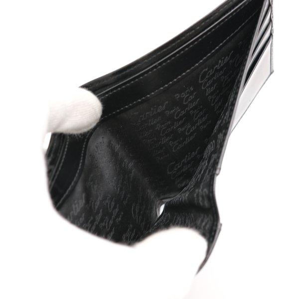 Cartier（カルティエ） パシャ 二つ折り 財布 札入れ 黒 ブラック