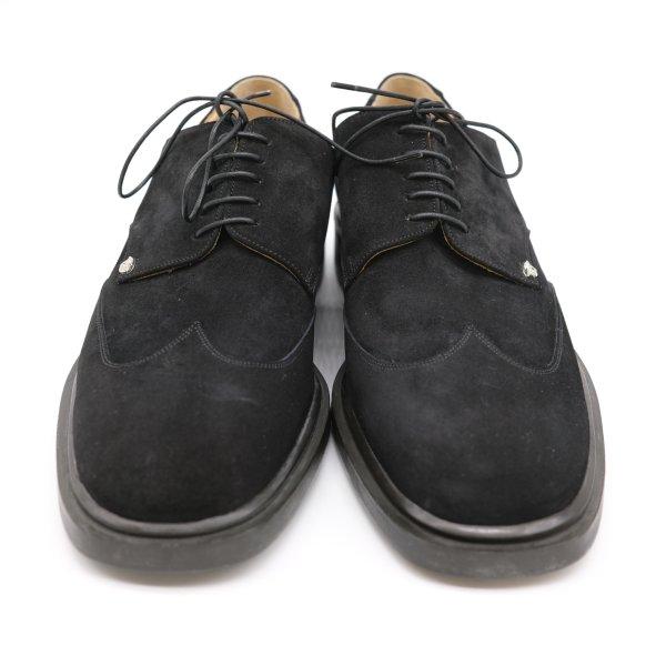 GIANNI VERSACE ジャンニ ヴェルサーチ ドレスシューズ 靴 スエード メデューサ 黒 ブラック 41 | GIANNI VERSACE | 03