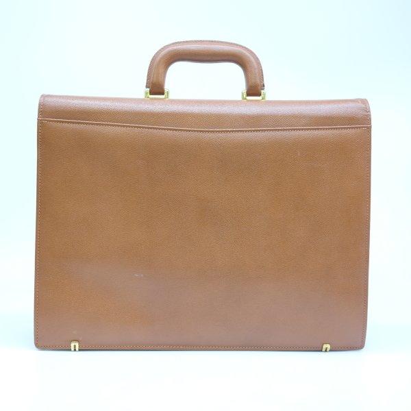 【希少】Yves Saint Laurent ビジネスバッグ シン ラージ サック・ド・ジュール・スープル（グレインレザー