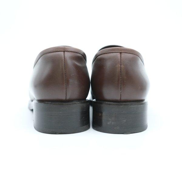 GUCCI グッチ ローファー 革靴 シューズ レザー ブラウン 茶 レディース #371/2 約24.5cm 1000491 | GUCCI | 04