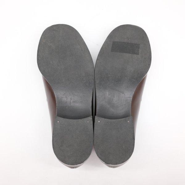 GUCCI グッチ ローファー 革靴 シューズ レザー ブラウン 茶 レディース #371/2 約24.5cm 1000491 | GUCCI | 06