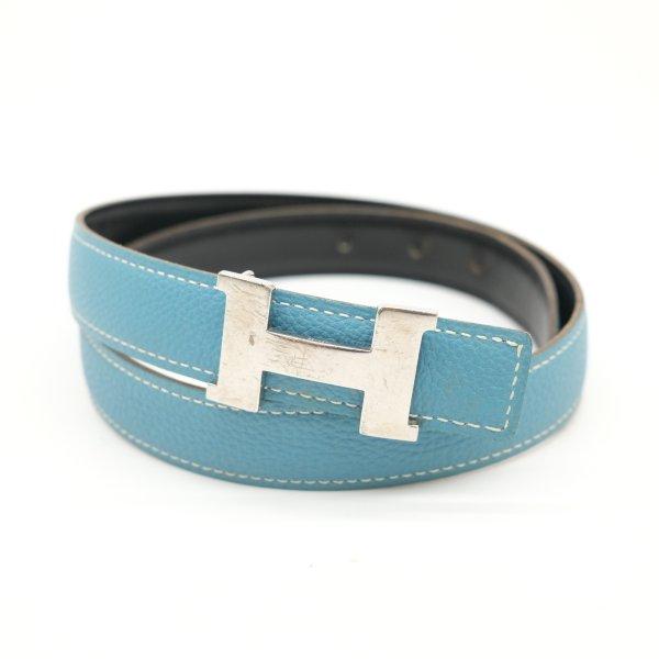 HERMES エルメス ベルト ミニコンスタンス 黒 ブラック ブルージーン
