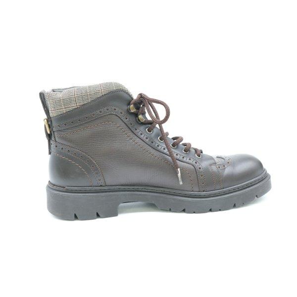 LOUIS VUITTON ヴィトン 靴 ブーツ ショートブーツ メダリオン ウイングチップ レザー ブラウン 茶 FD0057 6 1/2 |  | 11