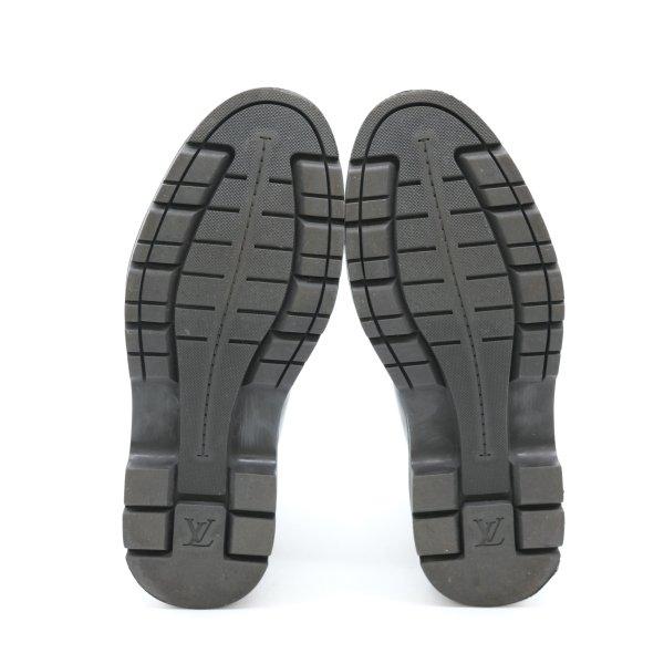 LOUIS VUITTON ヴィトン 靴 ブーツ ショートブーツ メダリオン ウイングチップ レザー ブラウン 茶 FD0057 6 1/2 |  | 07